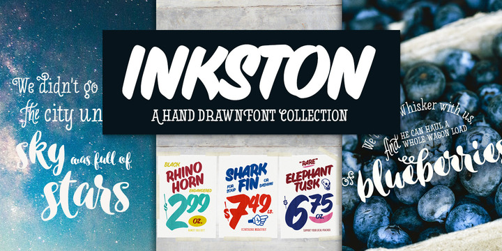 Inkston Casual Black Font preview